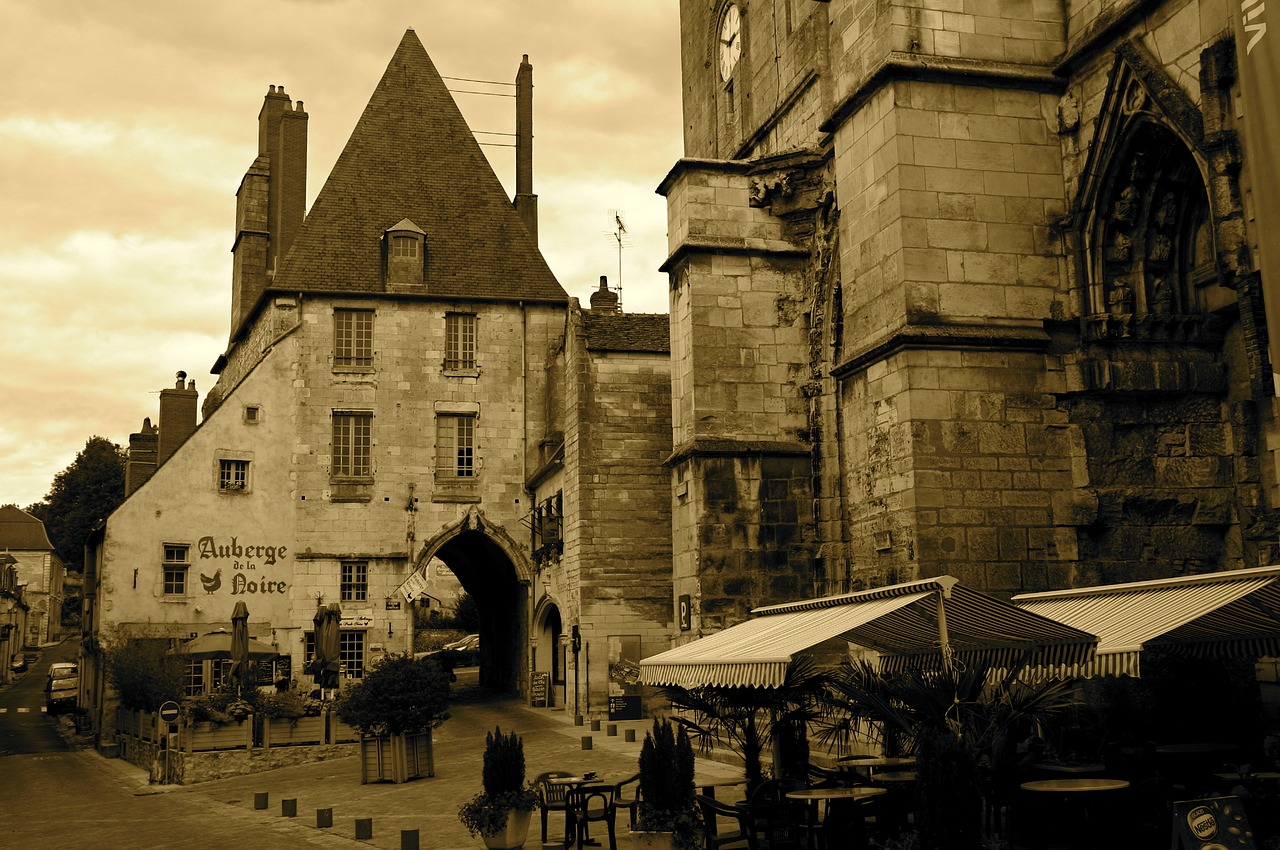 Image - city medieval architecture sepia