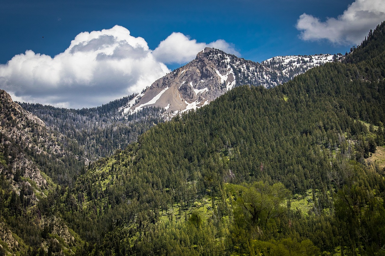 Image - stewart peak mountains wyoming peak