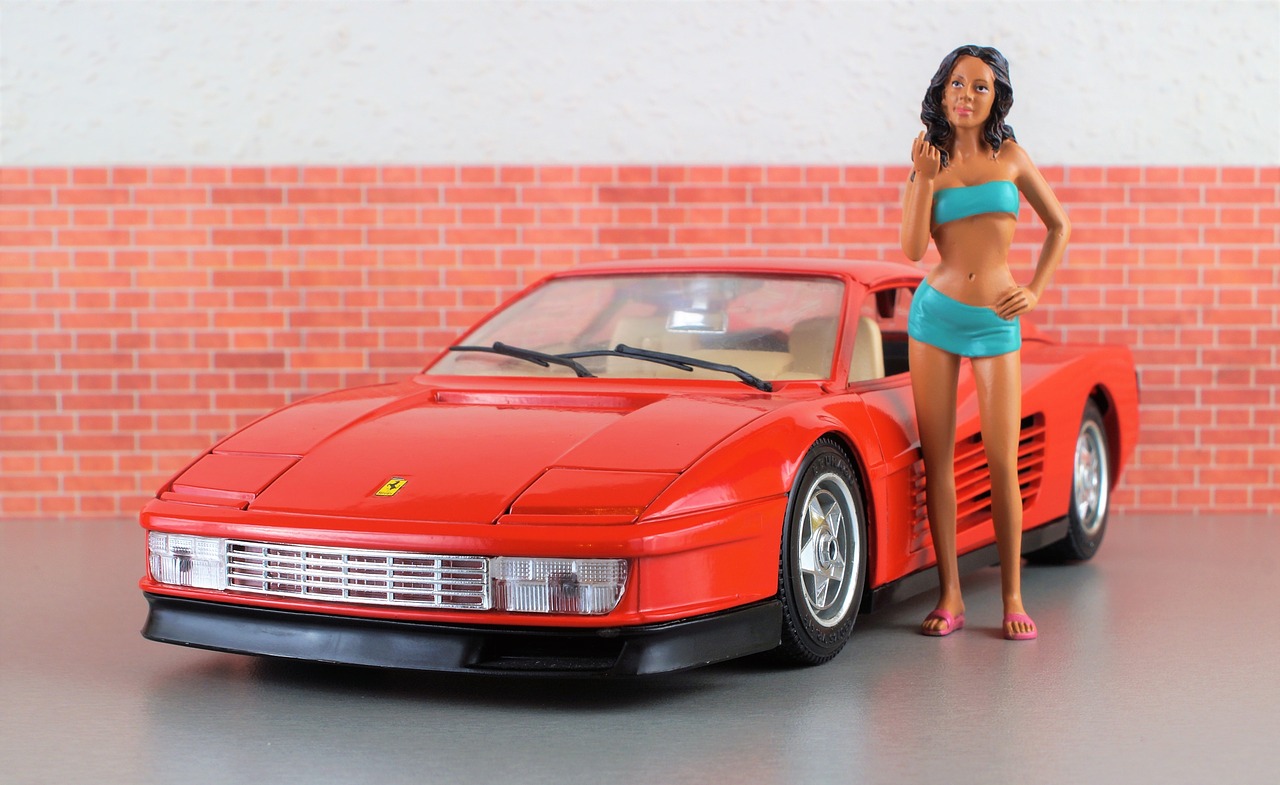 Image - model car ferrari testarossa sporty