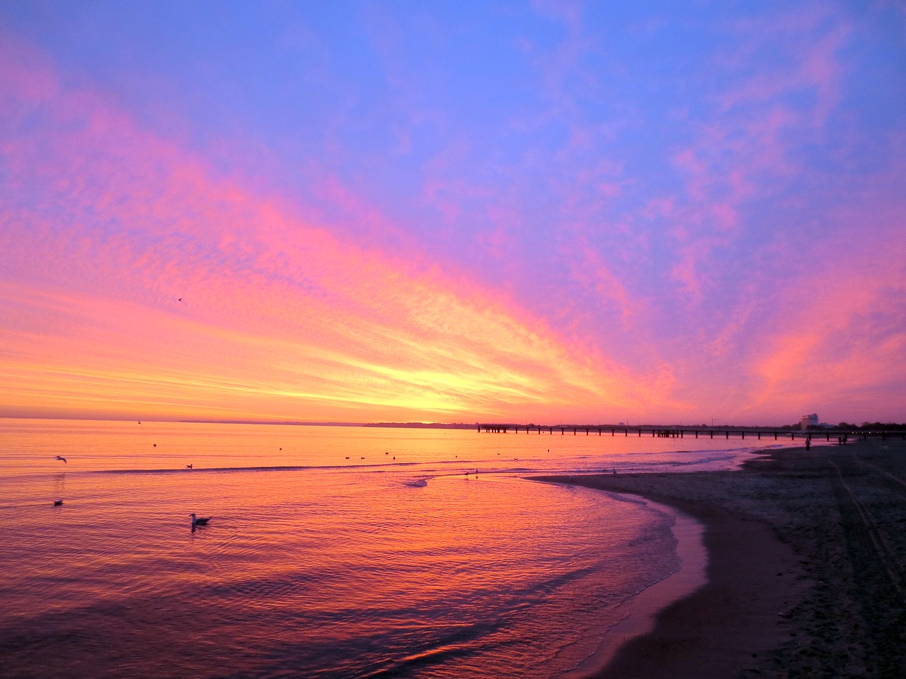 Image - timmendorfer beach sunrise