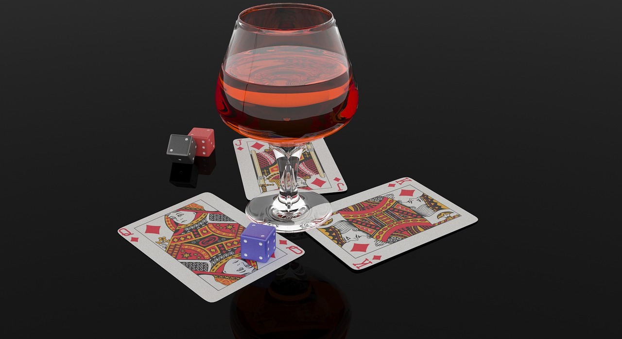 Image - cards dice whiskey casino