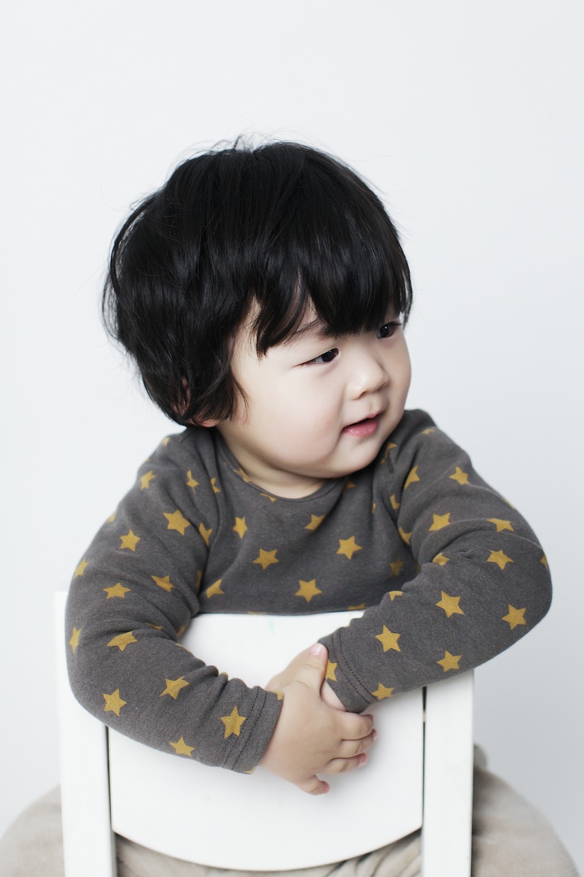 Image - baby boy children man oriental