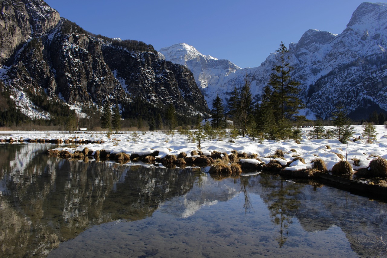 Image - mountains lake landscape mood
