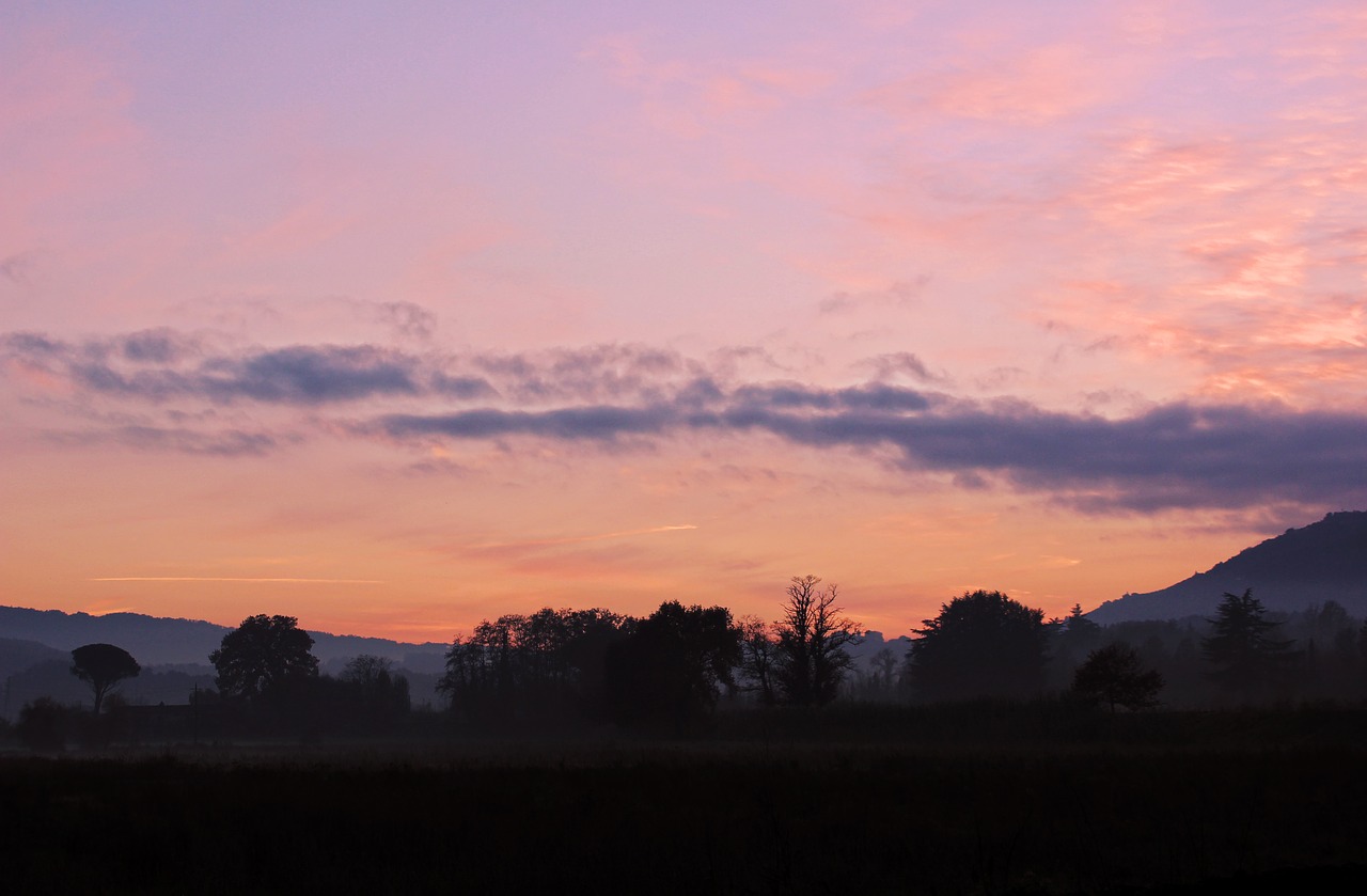 Image - landscape twilight tuscany