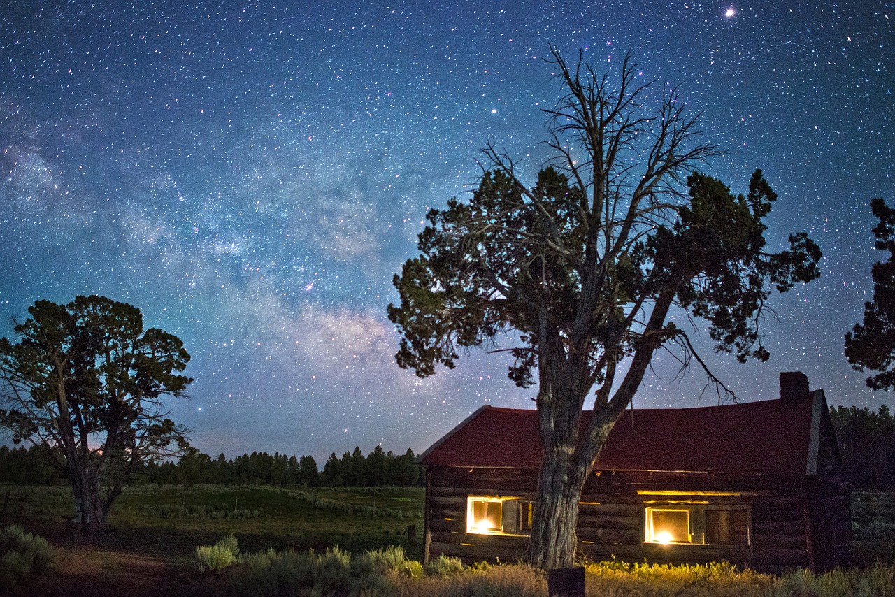 Image - night sky milky way stars cosmos