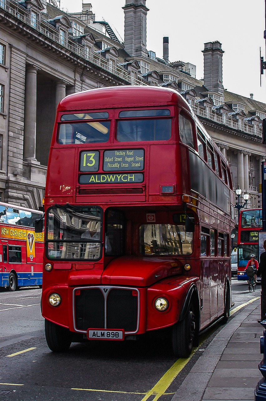 Image - london britain bus red city