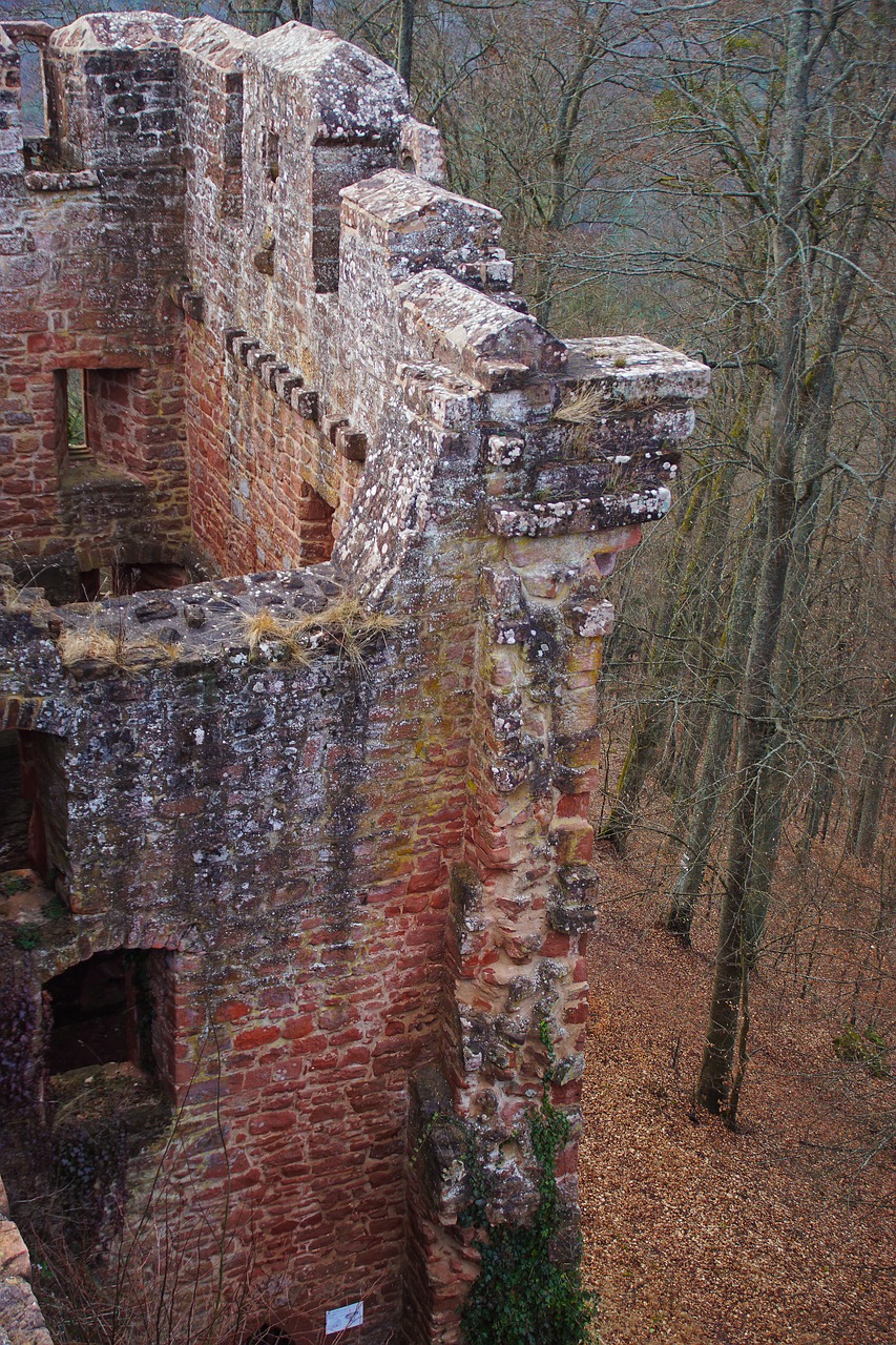 Image - ruin castle fortification sandstone