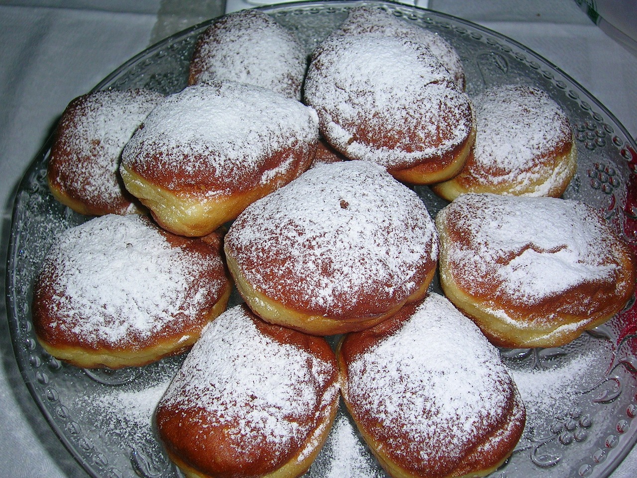 Image - donuts tasty food powder baking