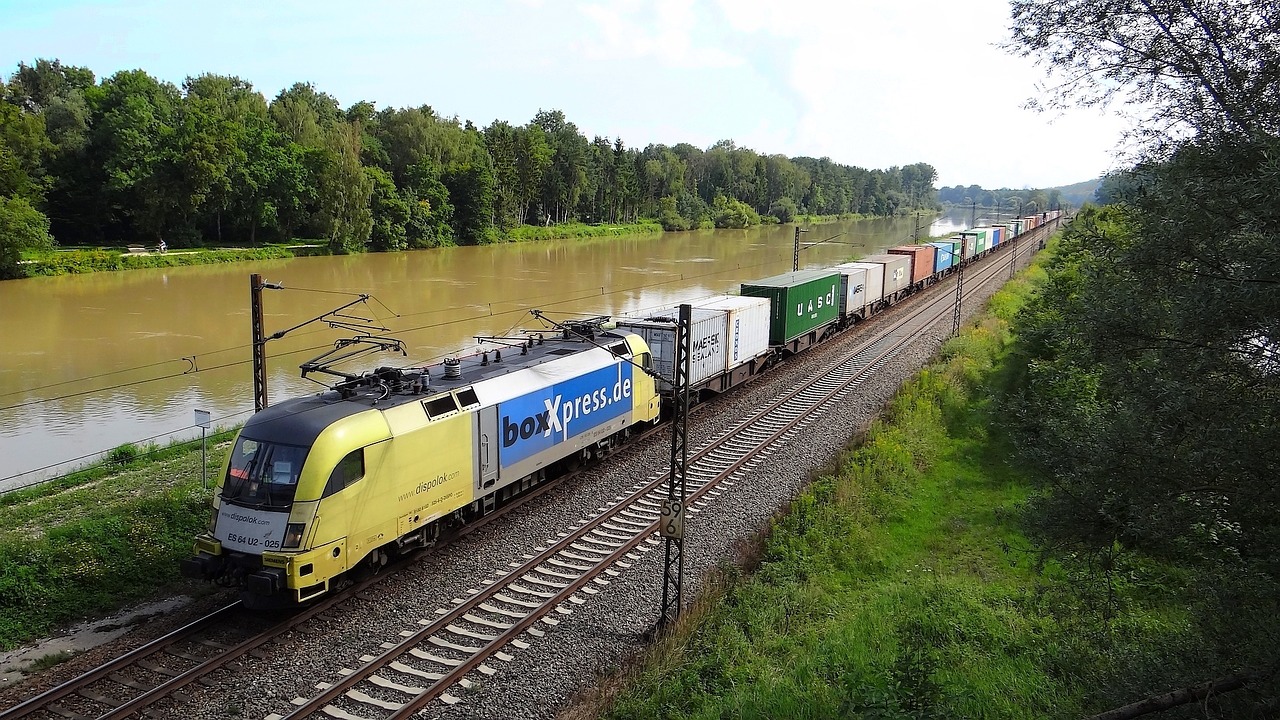 Image - danube freight train