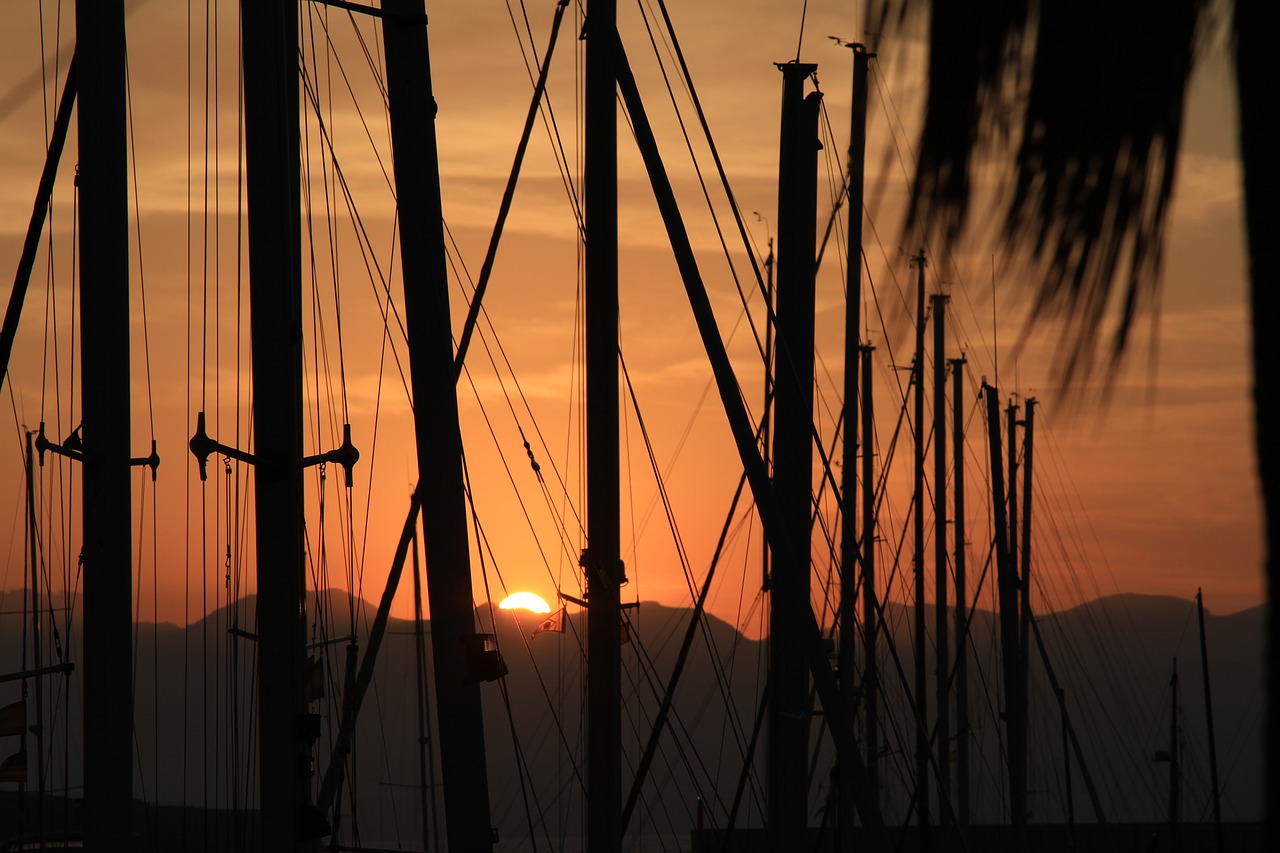 Image - boats marina port sea navigation