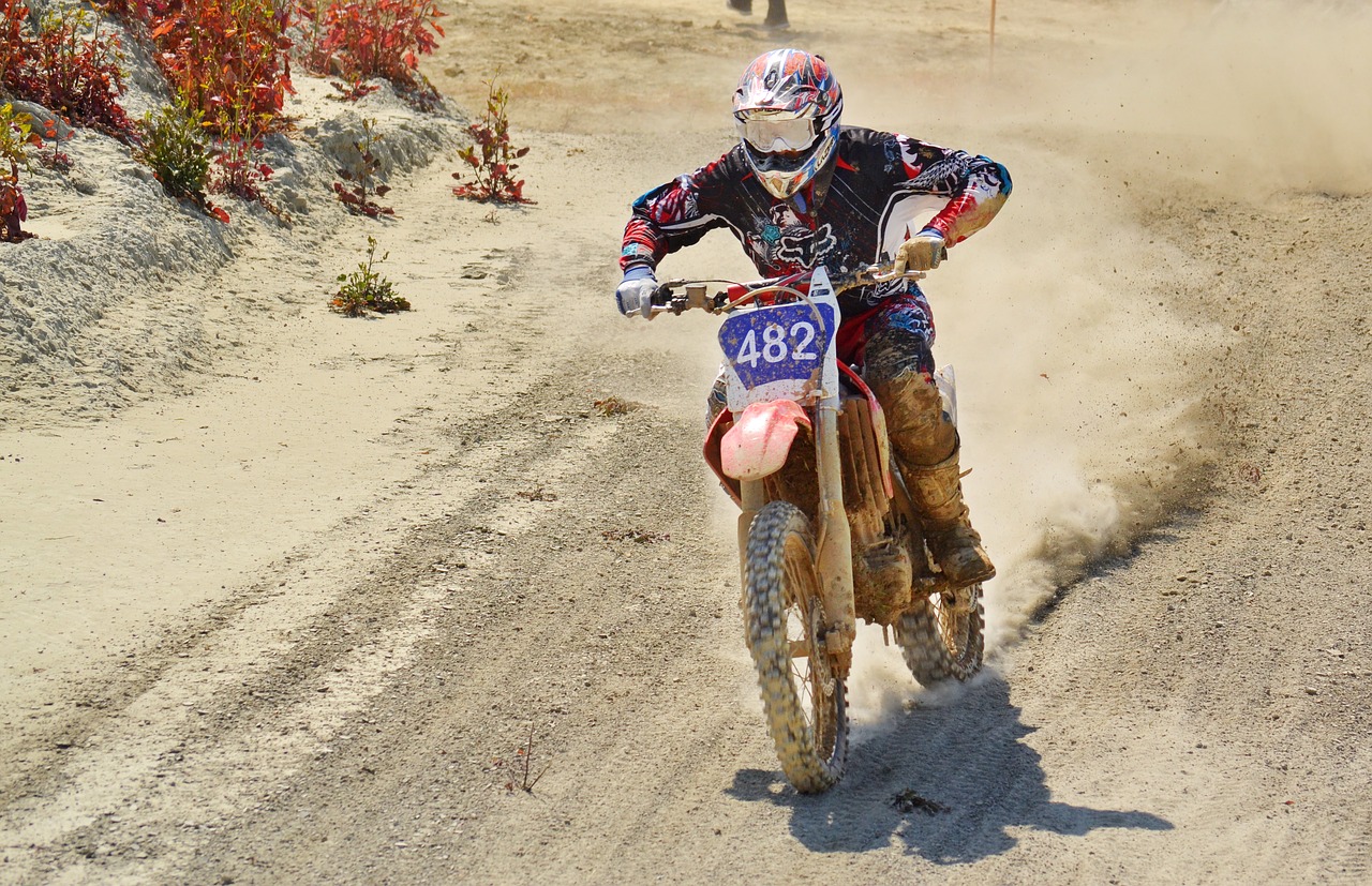 Image - dirt bike motocross rider scramble