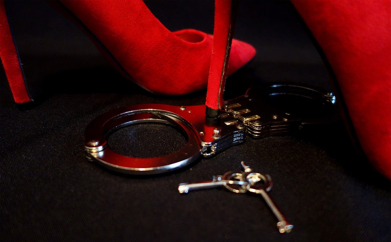 Image - handcuffs high heels erotic