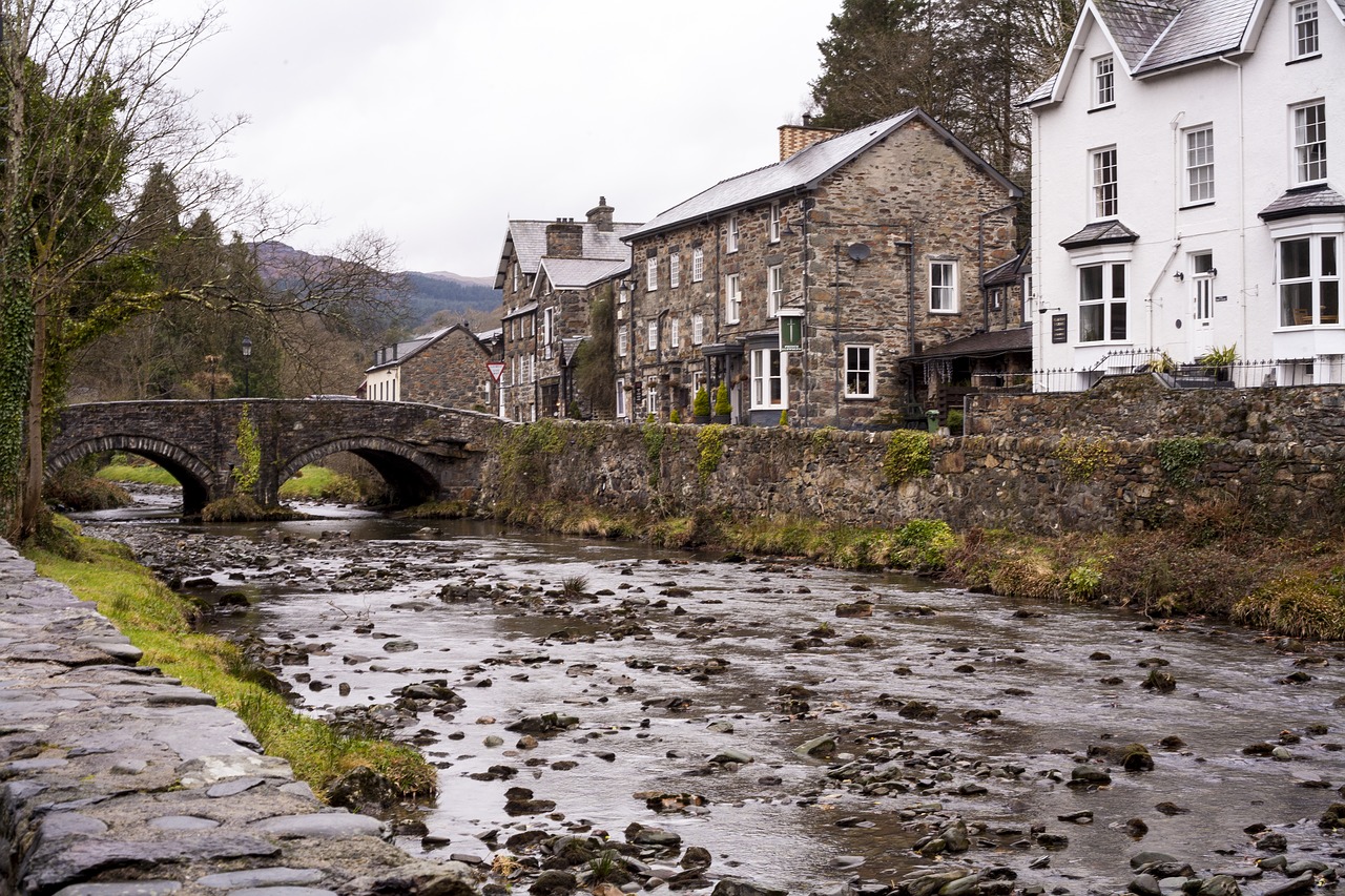 Image - wales river bridge outdoors water