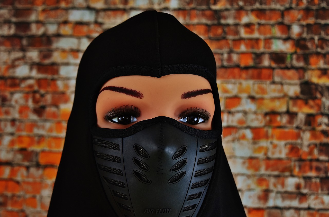 Image - woman ski mask eyes headwear cap