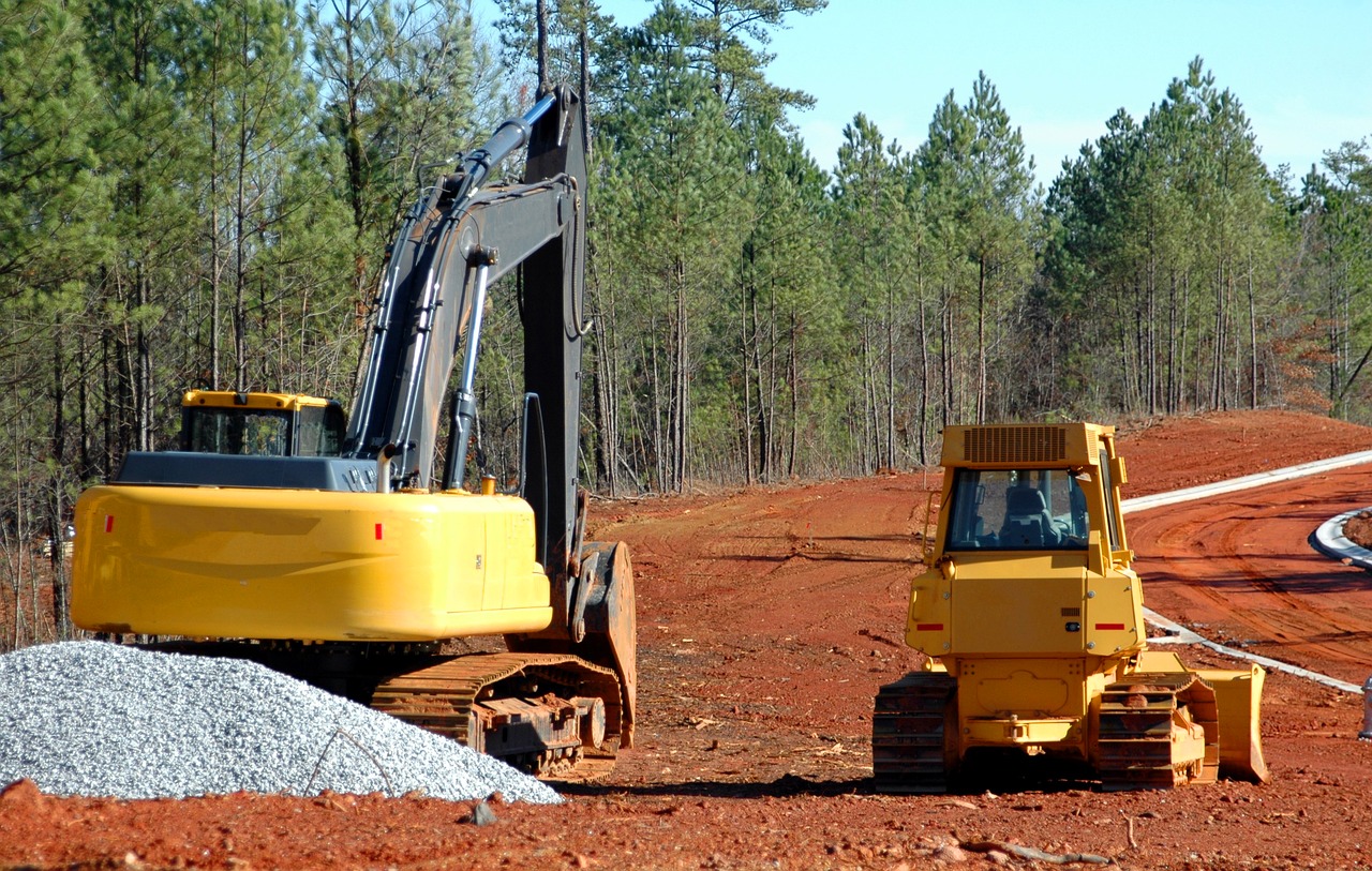 Image - construction site heavy equipment