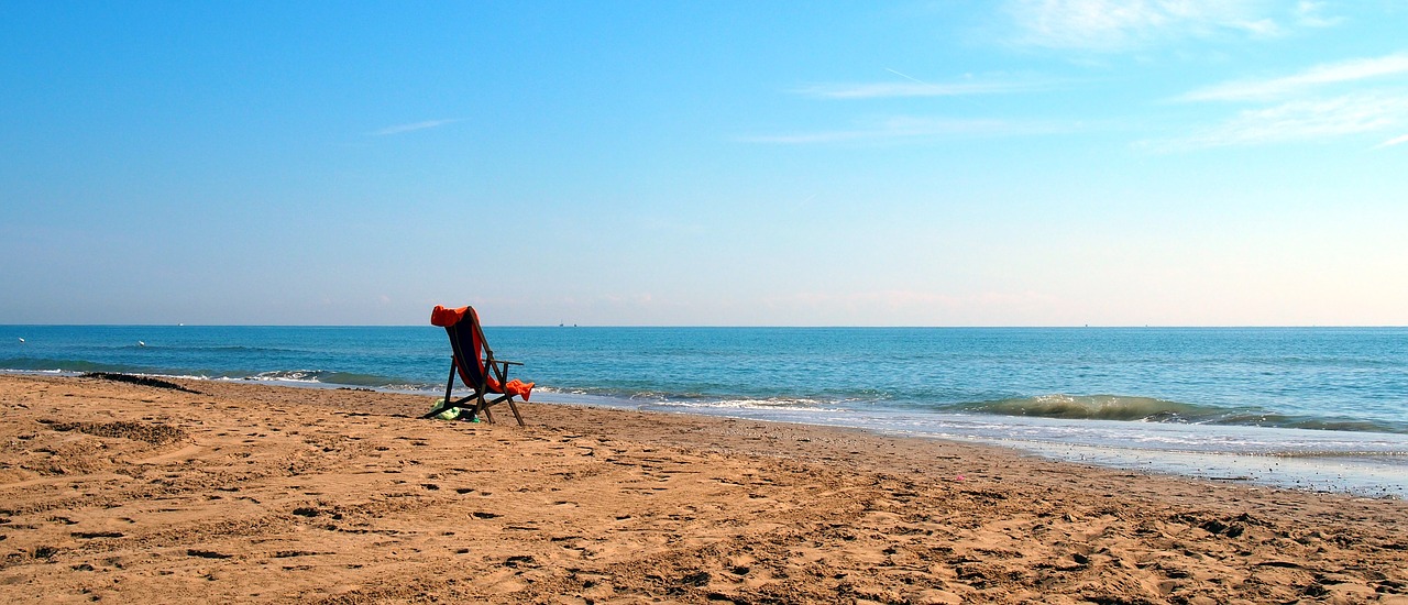 Image - beach sky sand sea silence nature