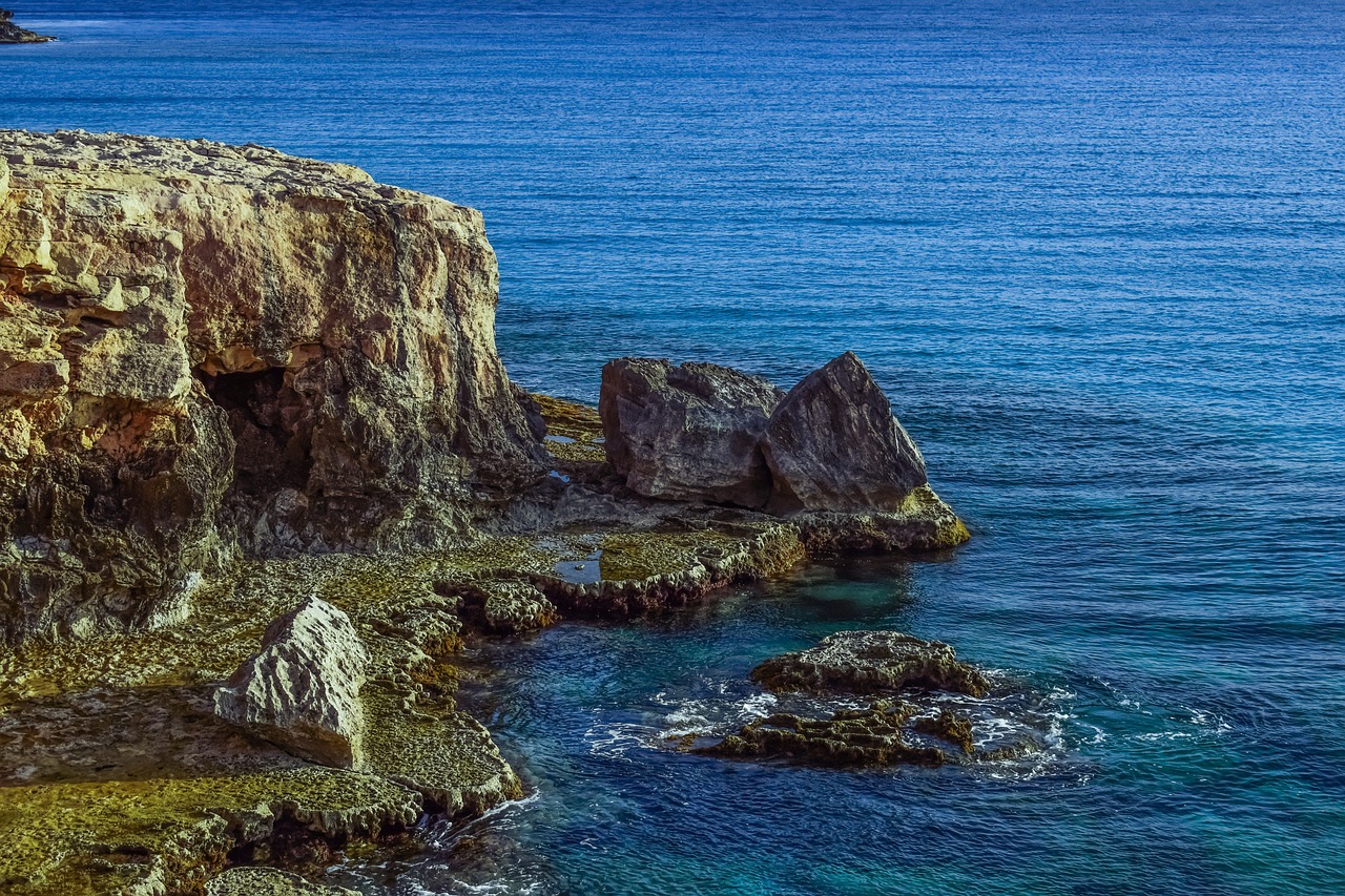 Image - cliff rock nature landscape sea