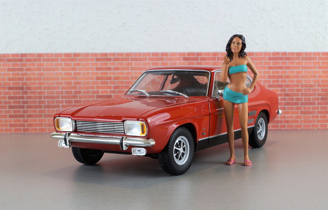 Image - model car ford capri model diorama