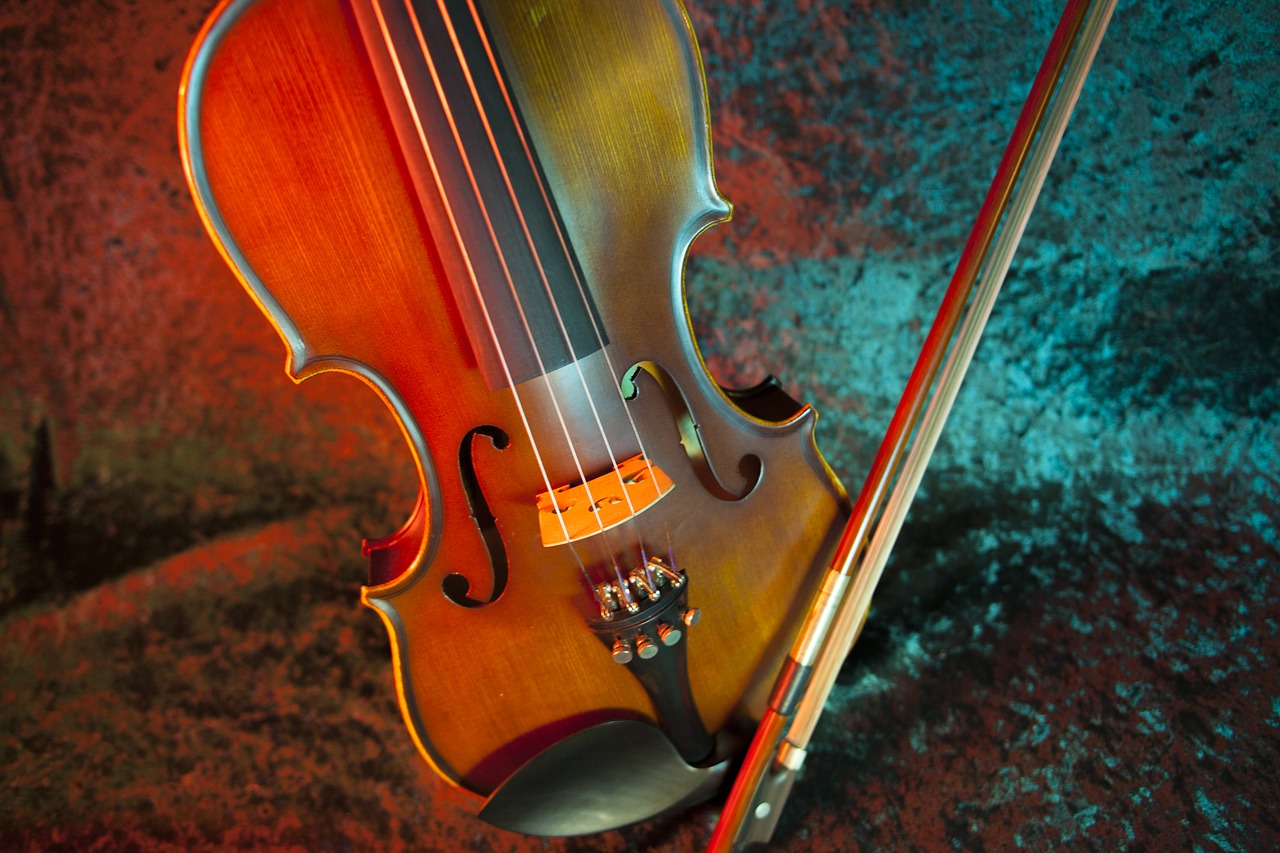 Image - violin instrument bow strings