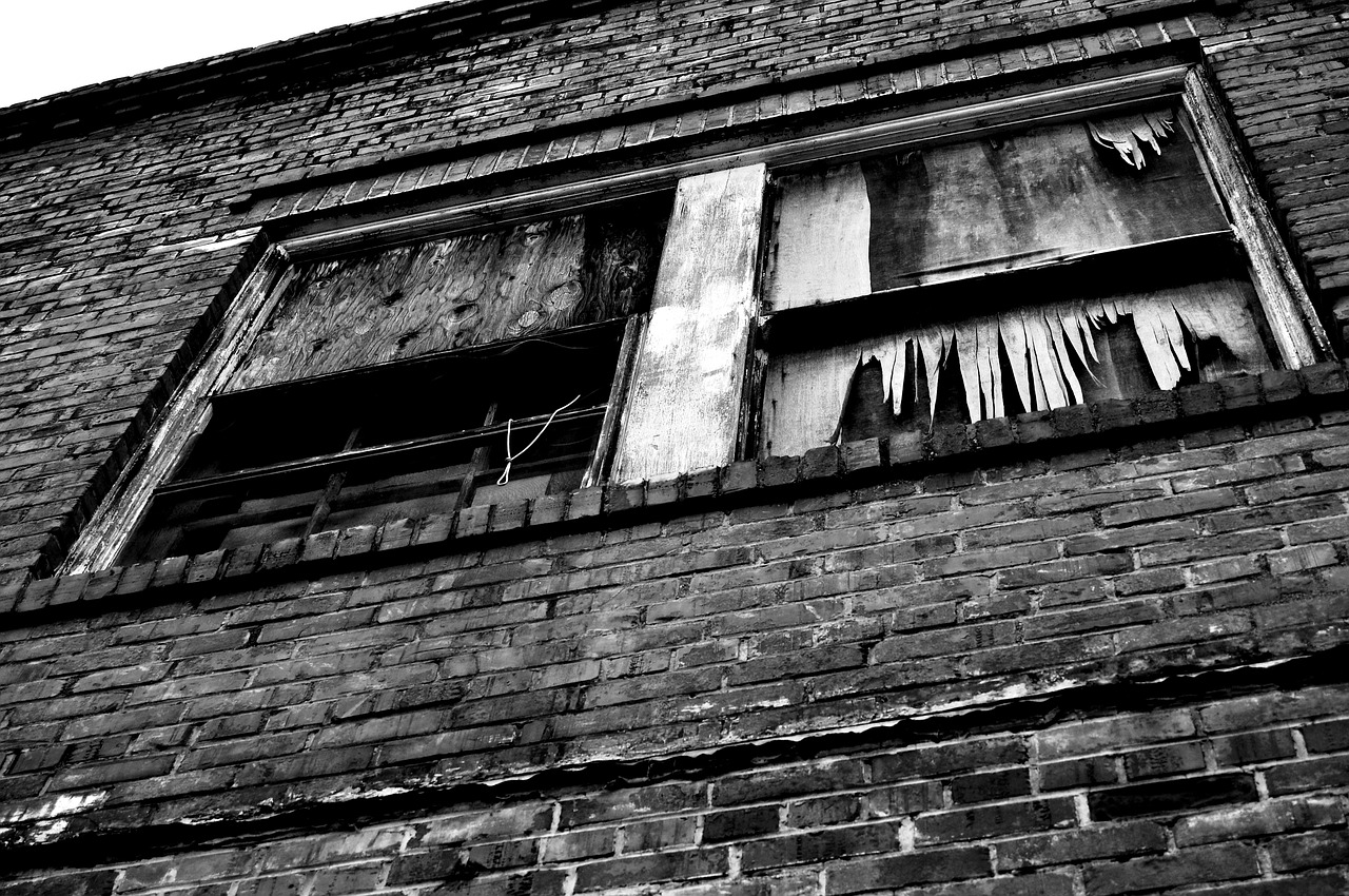 Image - old broken window building rustic