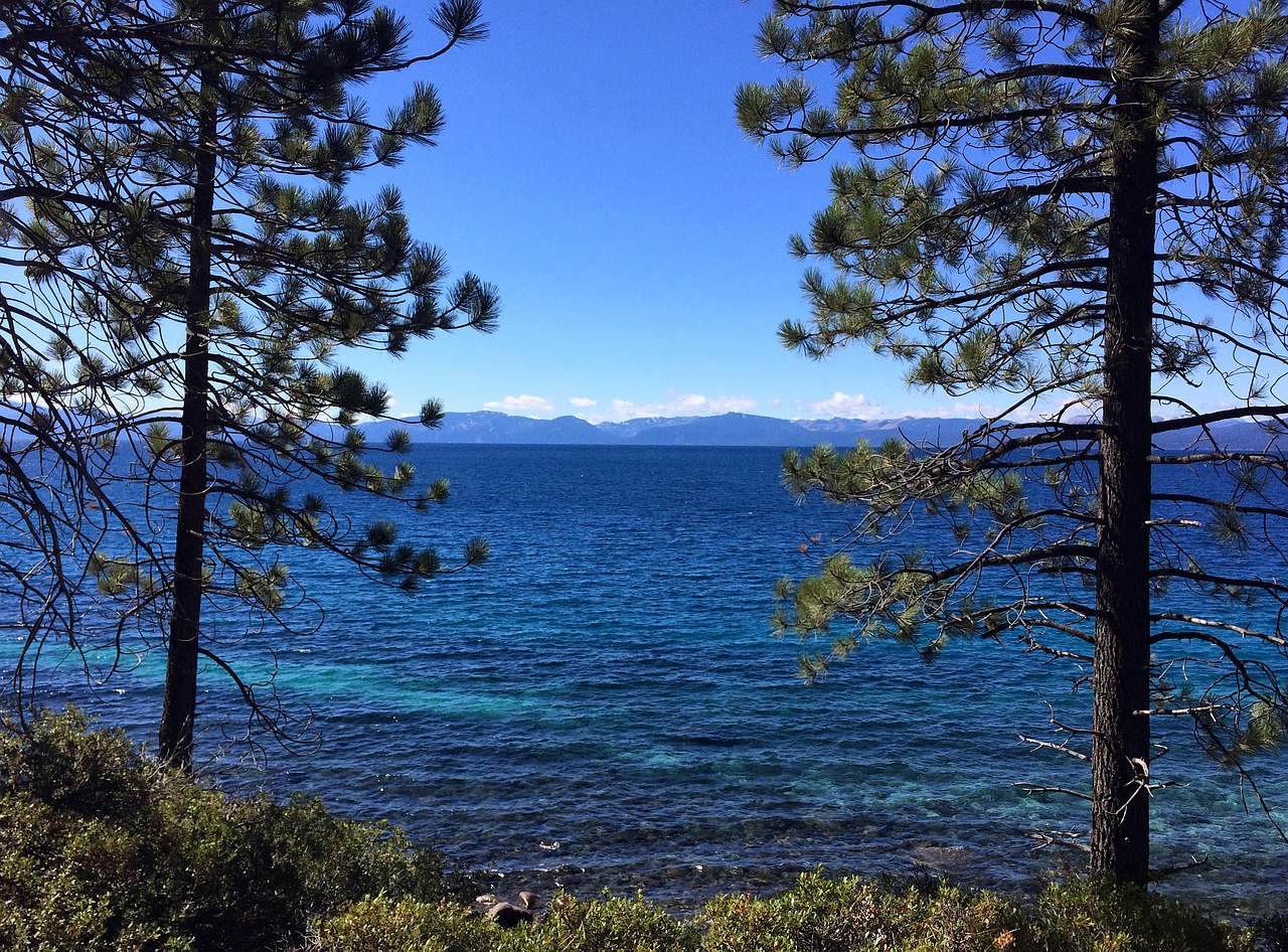 Image - tahoe lake lake tahoe blue water