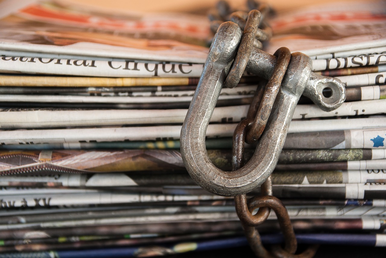 Image - newspapers manila magazine chained