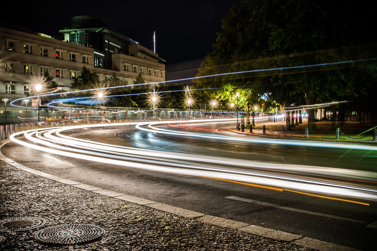 Image - long exposure berlin night capital