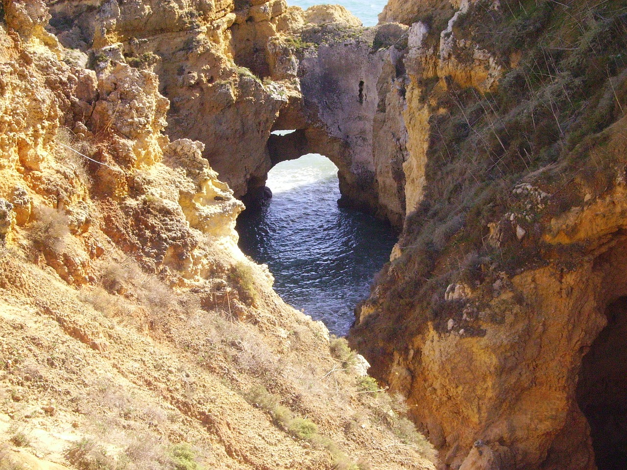 Image - portugal rock algarve holiday