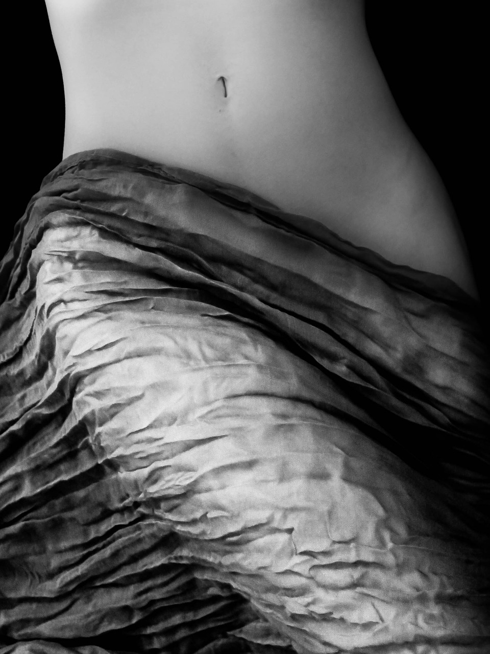 Image - female belly scarf young beauty