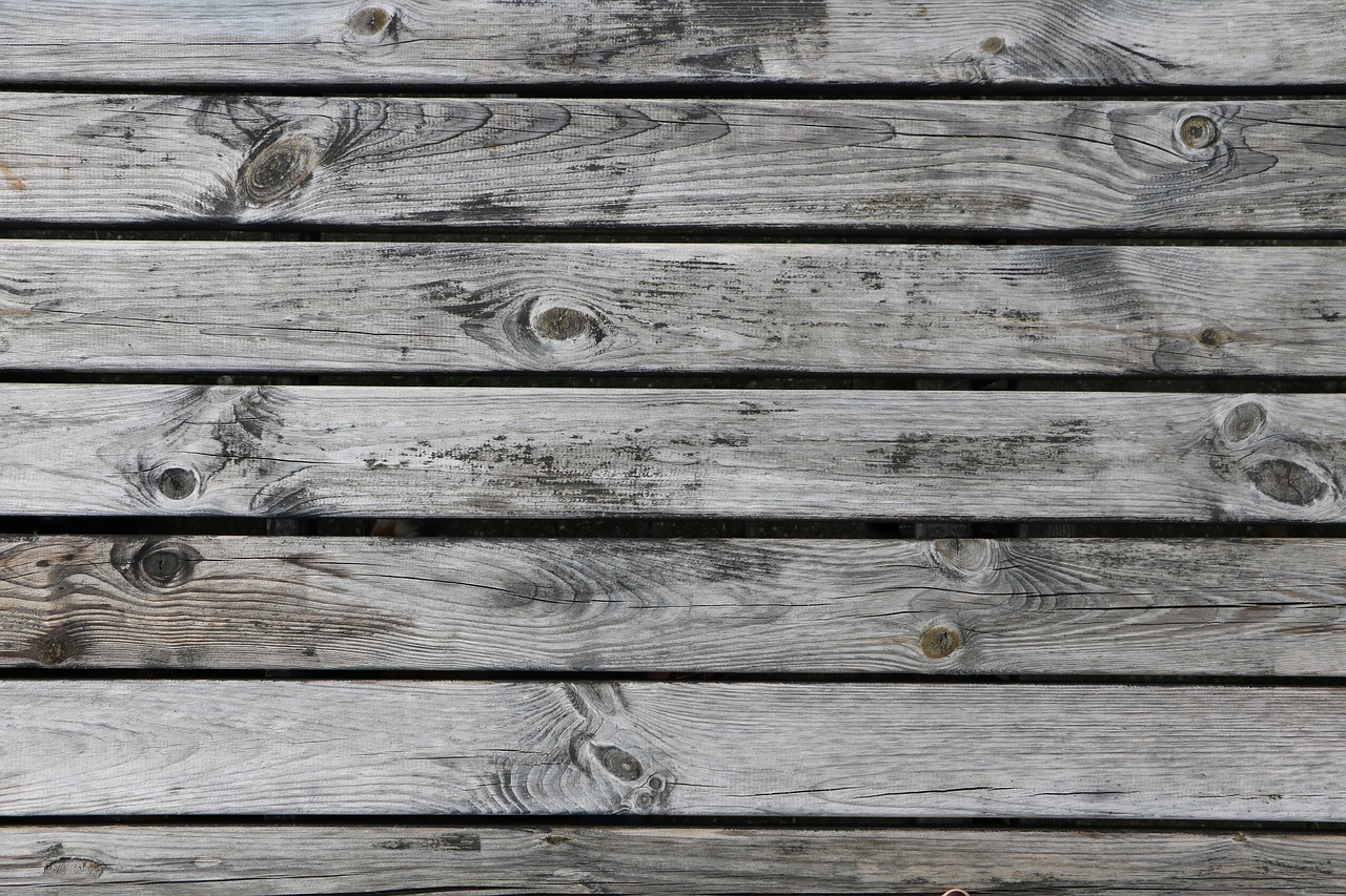 Image - wood planking shelf structure