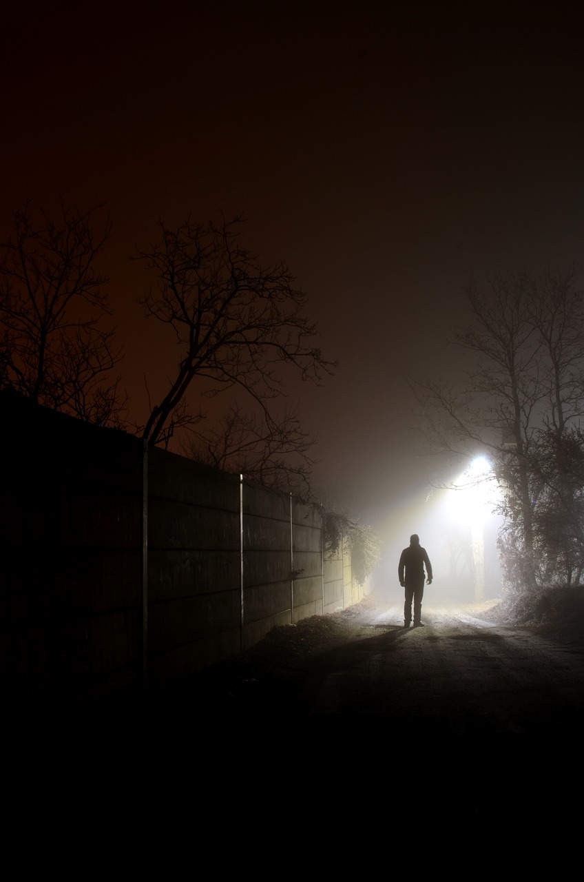 Image - at night foreign light fog fearful