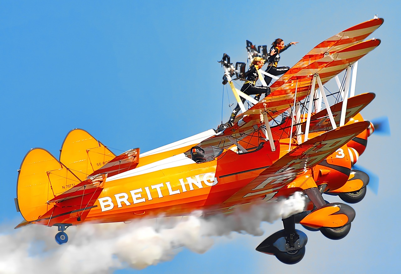 Image - bi plane aerial aerobatics