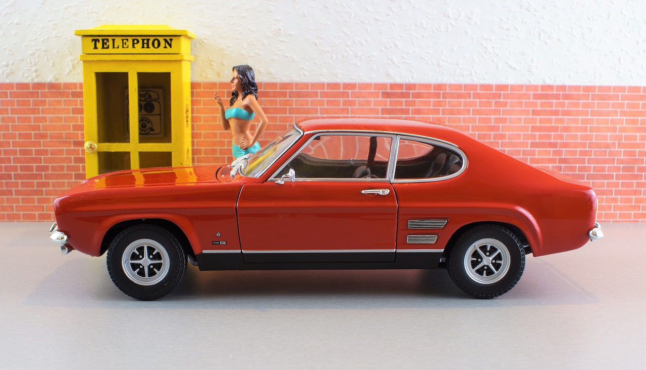 Image - model car ford capri model diorama