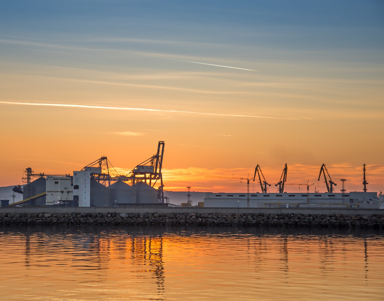 Image - industrial port harbor cargo