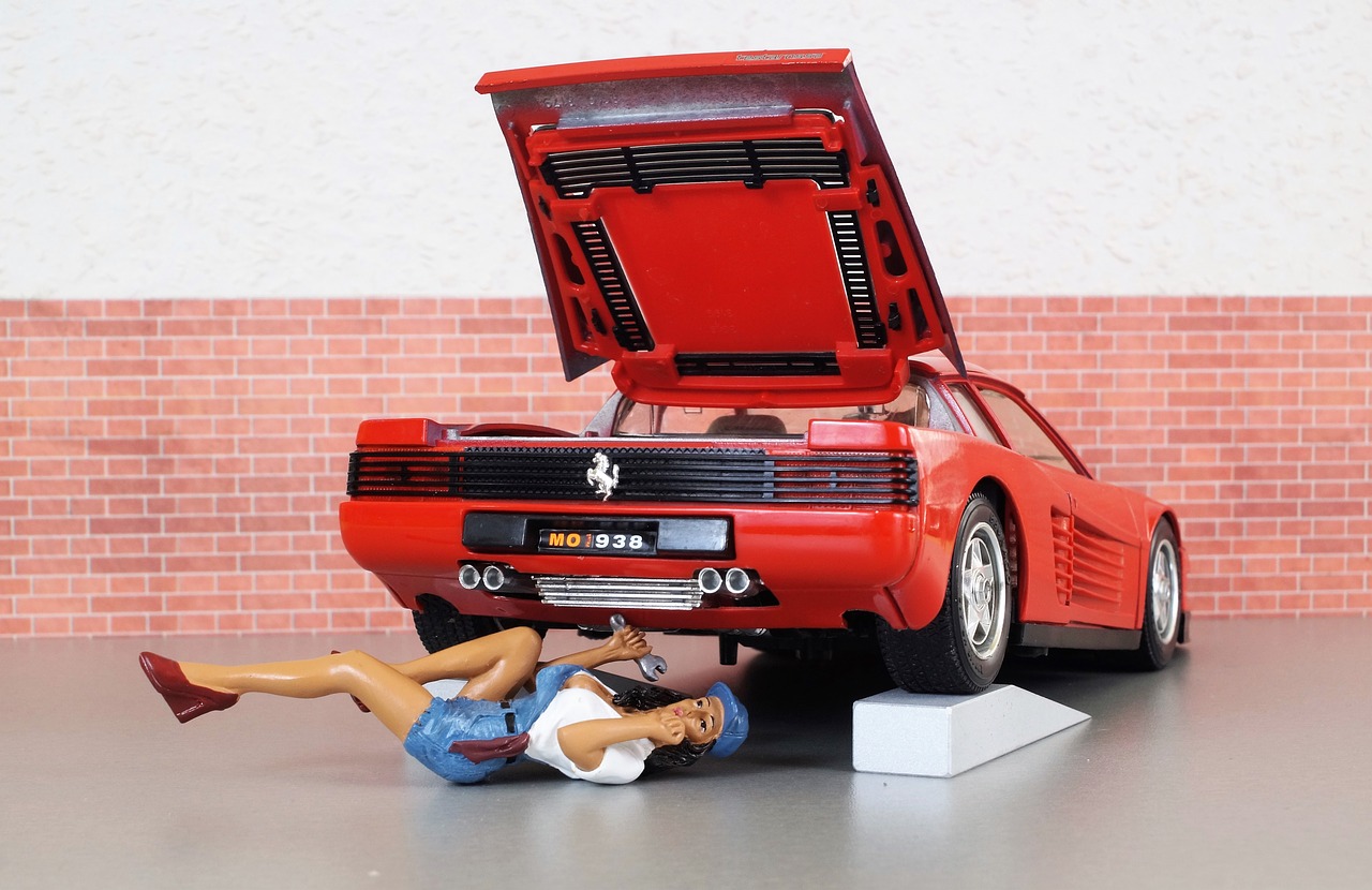 Image - model car ferrari model mechanic