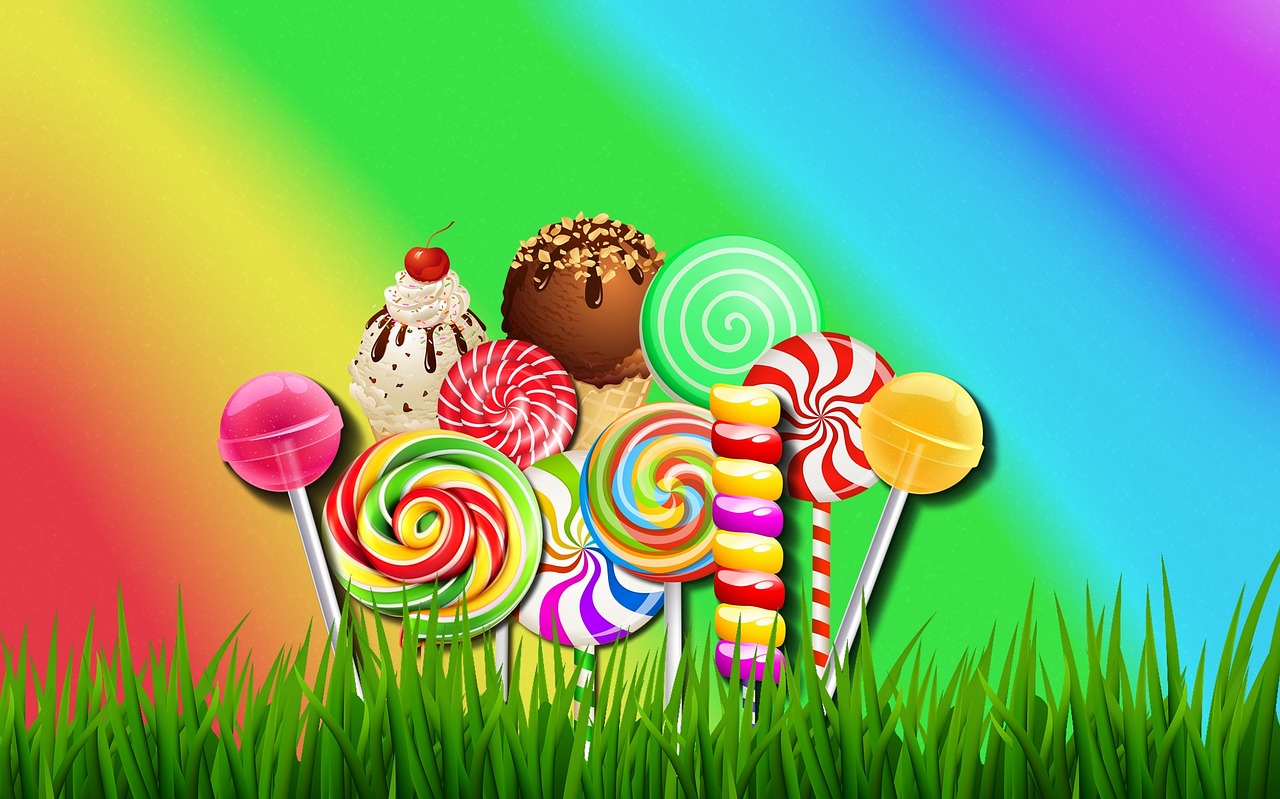 Image - wallpaper background colorful candy