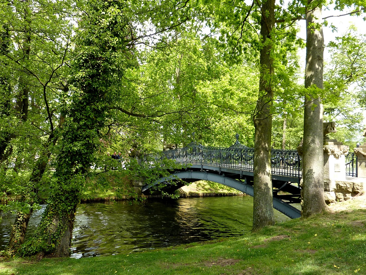 Image - bridge liebesinsel lake mirow