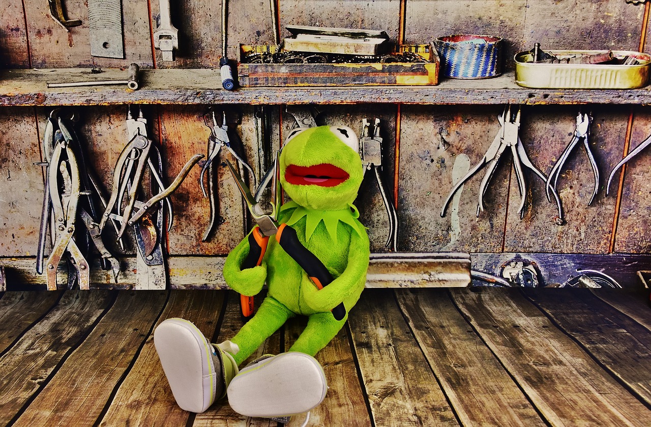 Image - kermit workshop pliers frog