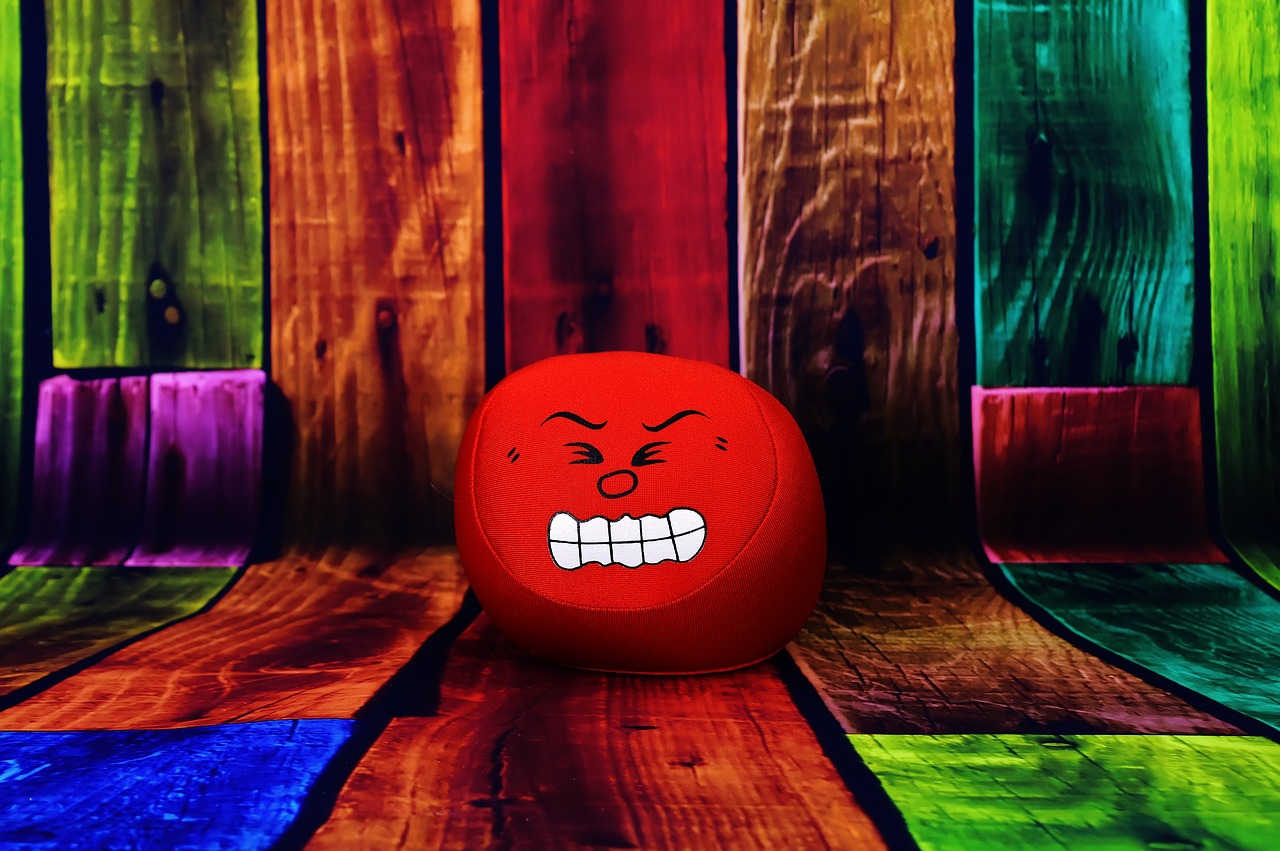 Image - smiley angry red evil cute face