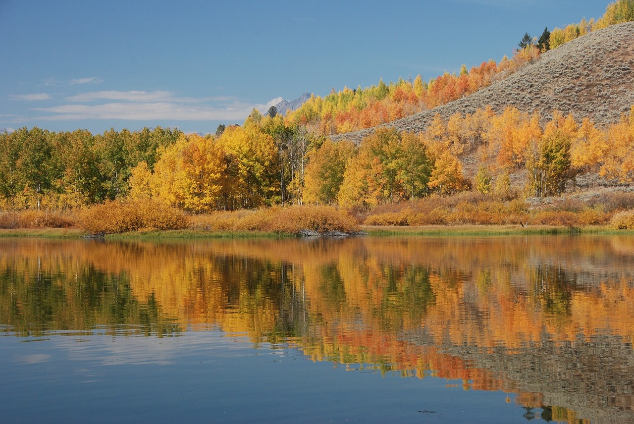 Image - landscape scenic lake reflection