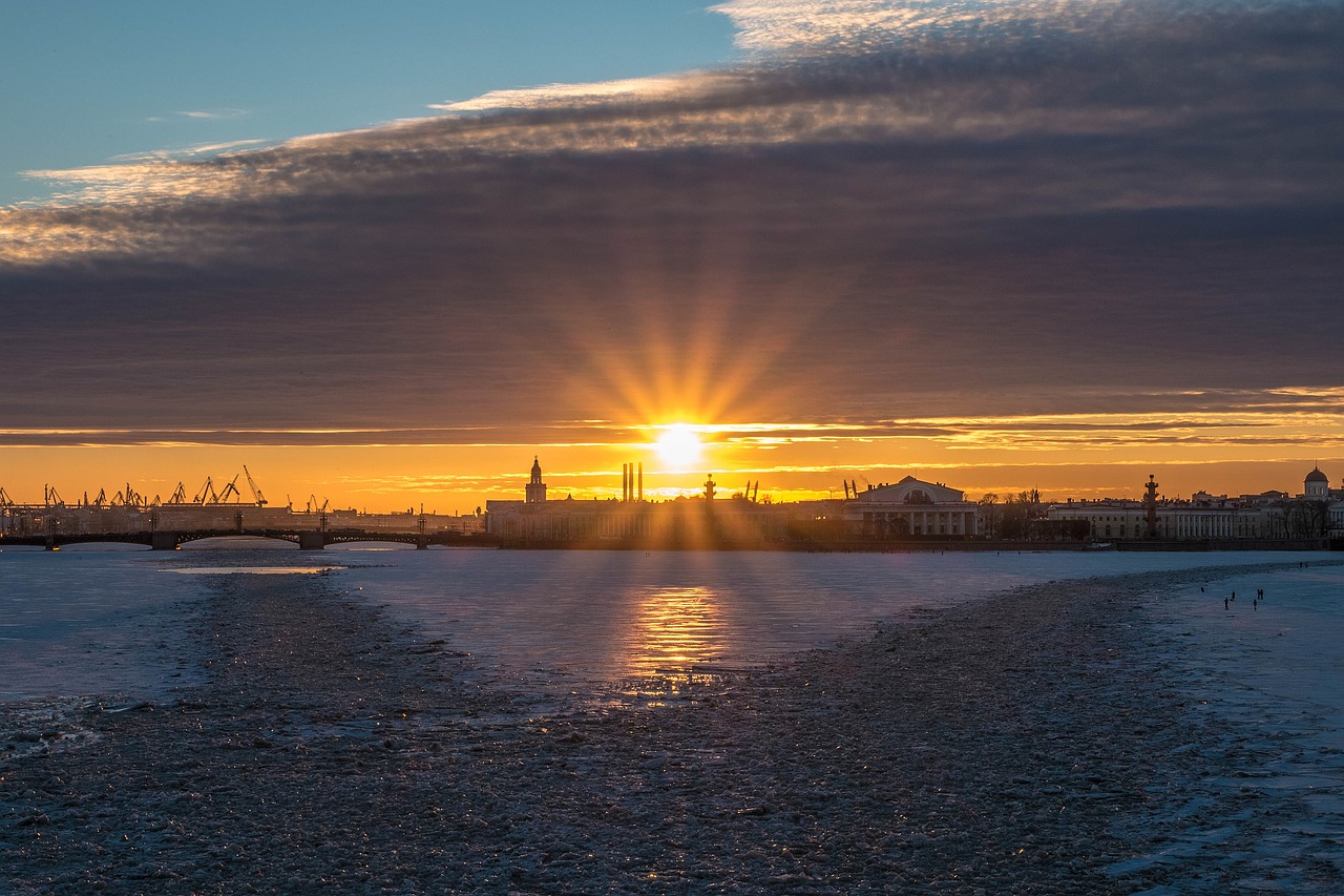 Image - st petersburg sunset beauty