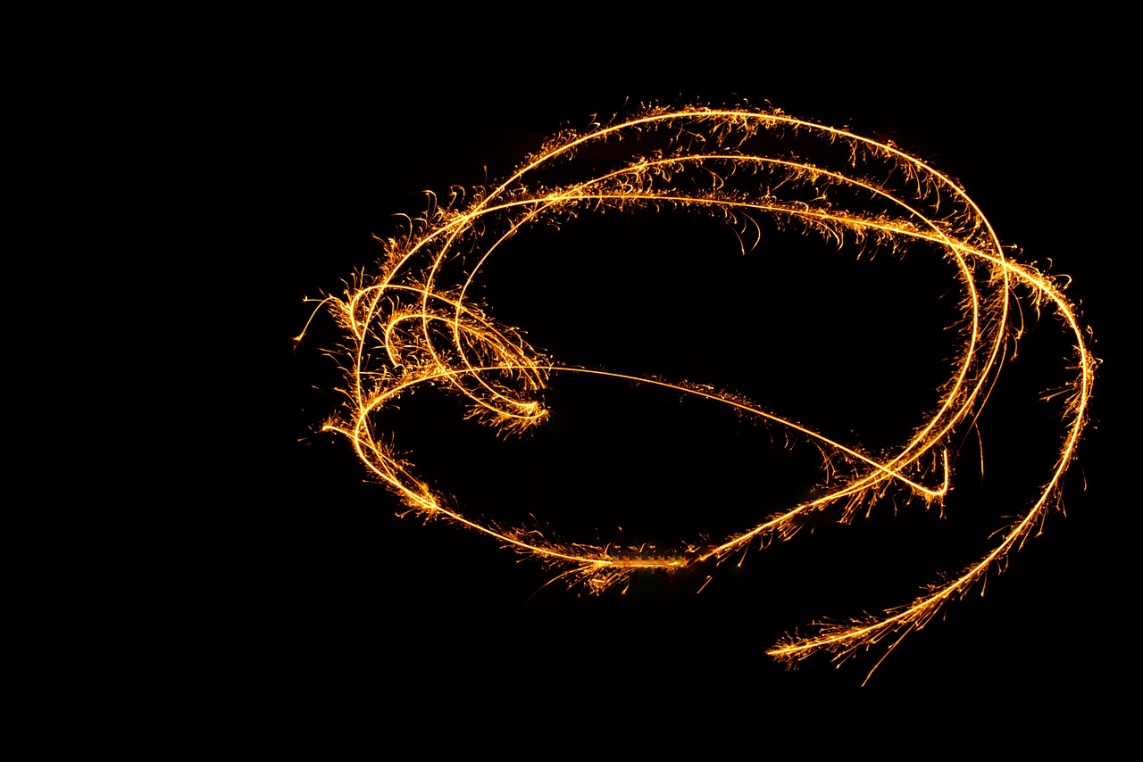 Image - sparkler radio shower of sparks