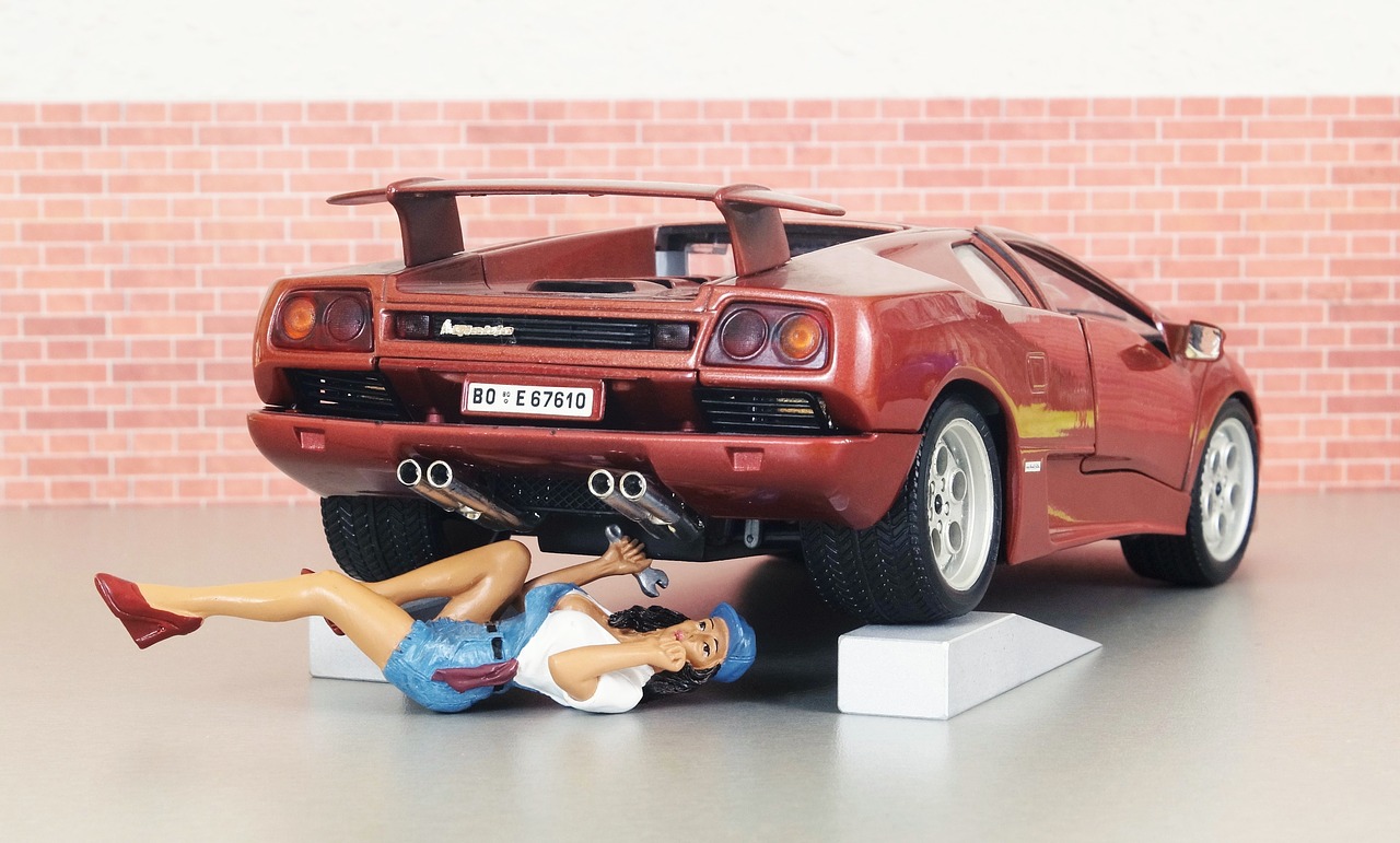 Image - model car auto lamborghini mechanic