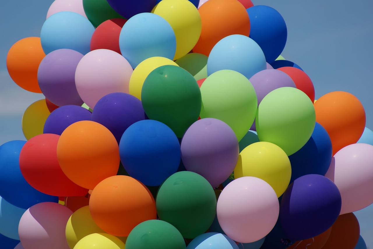 Image - balloons color summer birthday