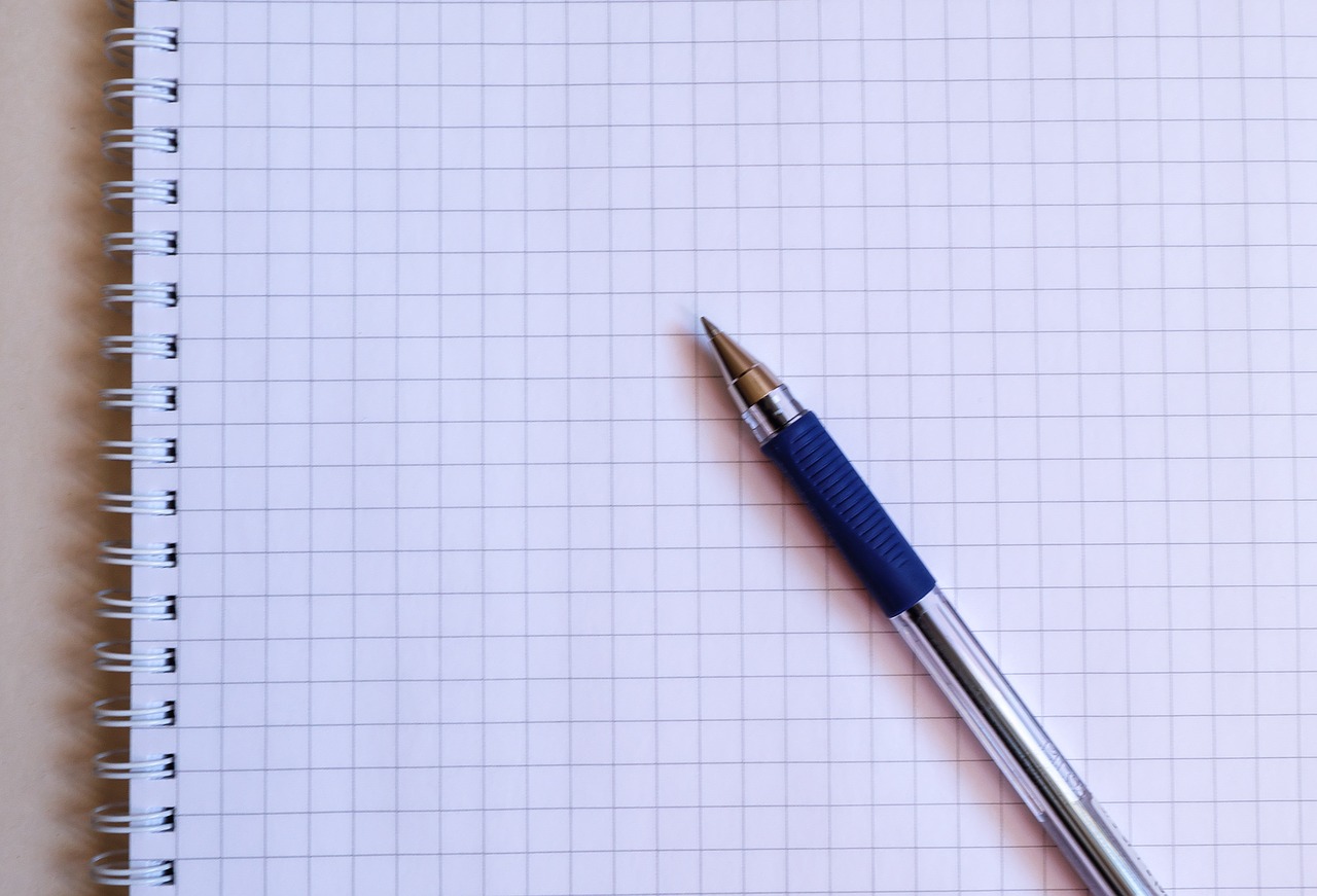 Image - paper pen notebook write record