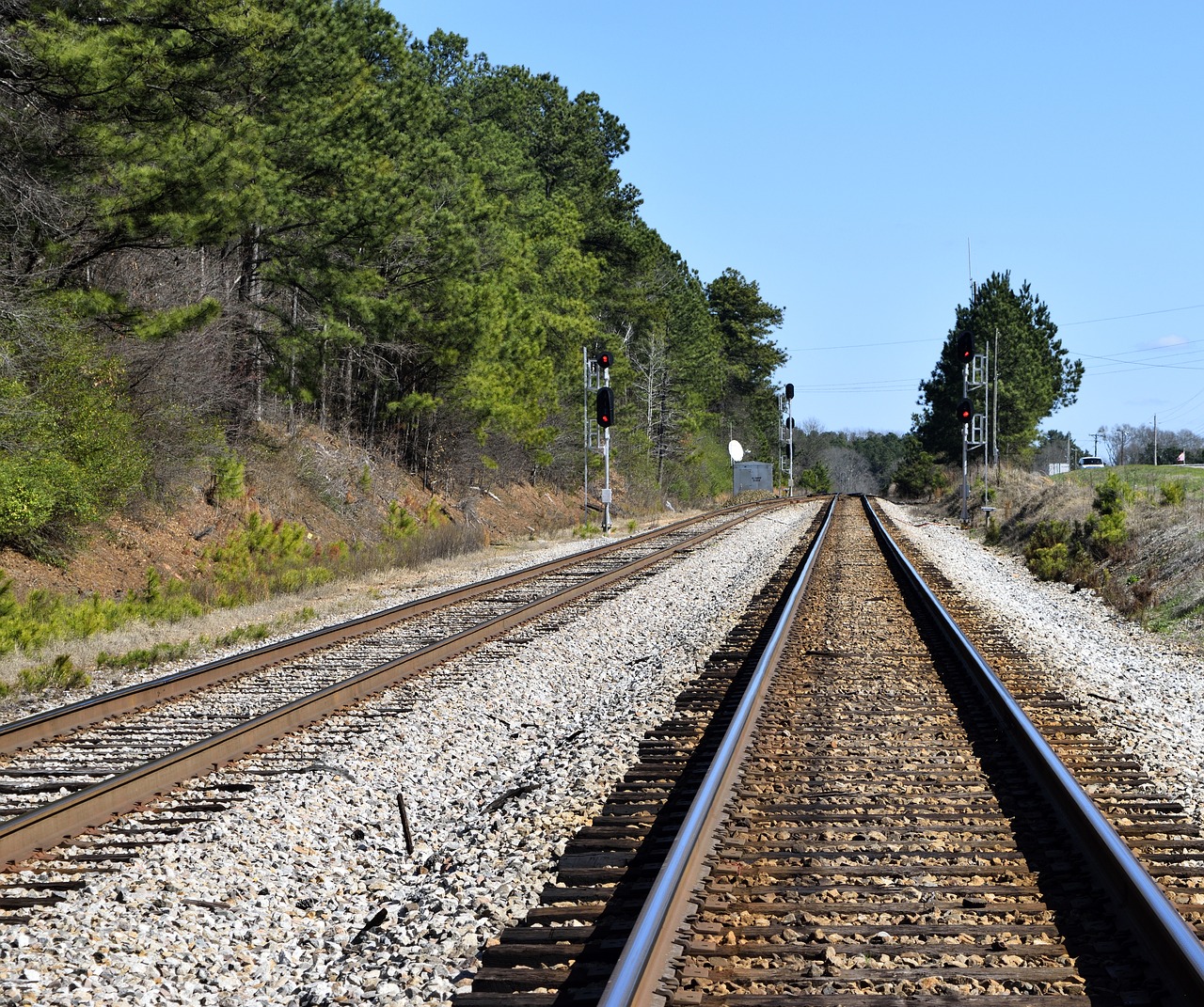 Image - railroad tracks transportation