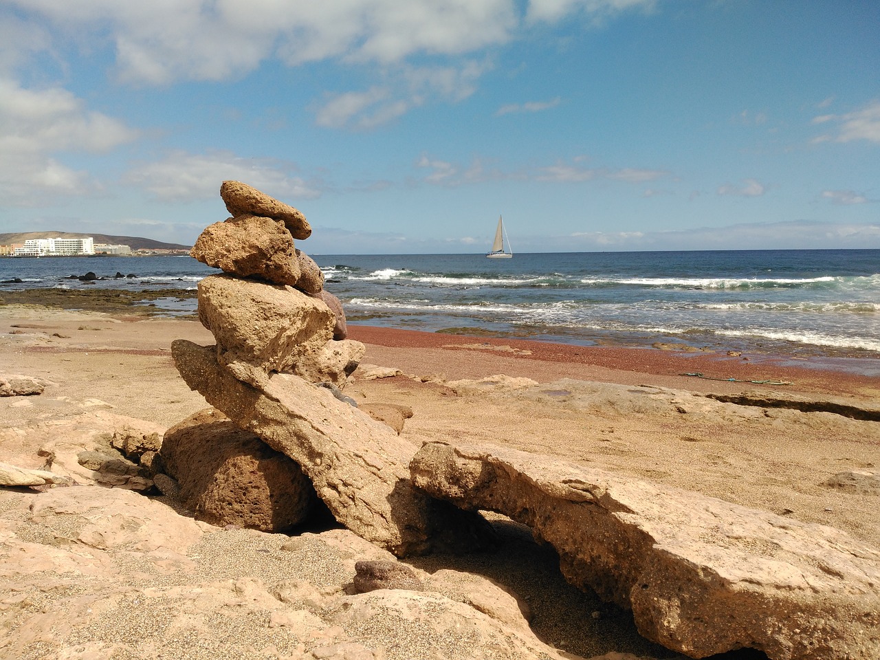 Image - beach costa sea waves stones