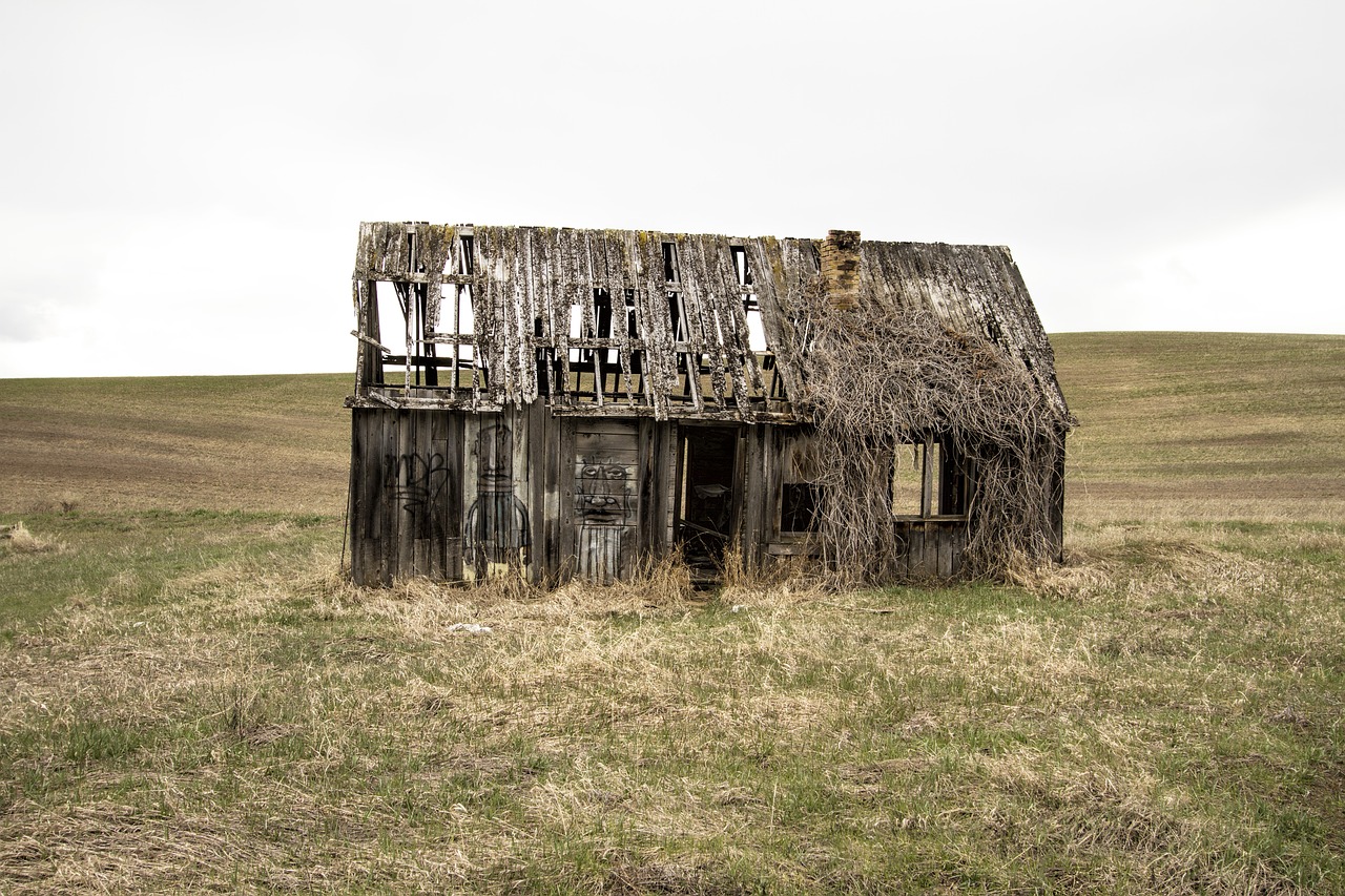 Image - old farm house decay home farm