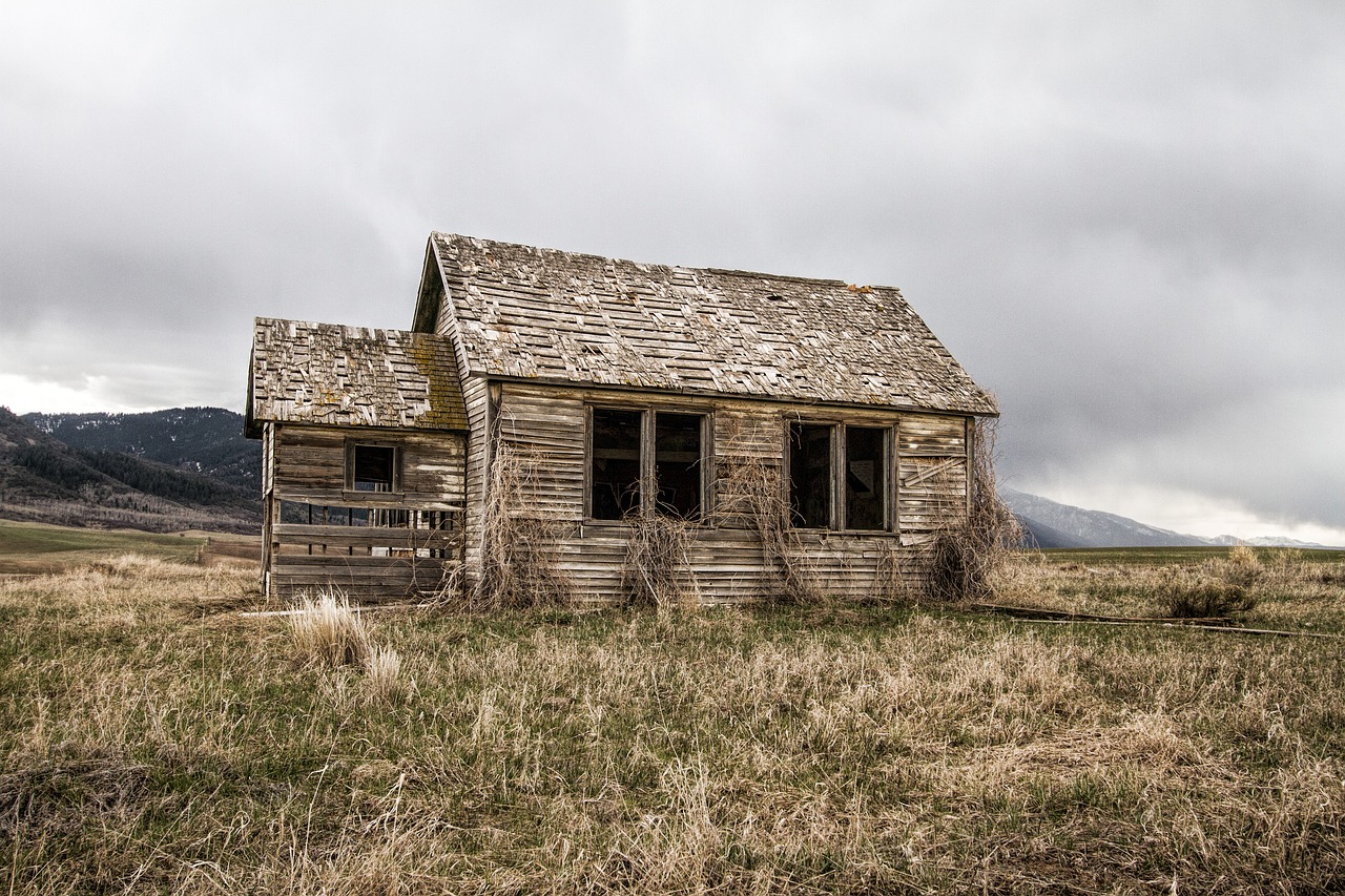 Image - old farm house decay home farm