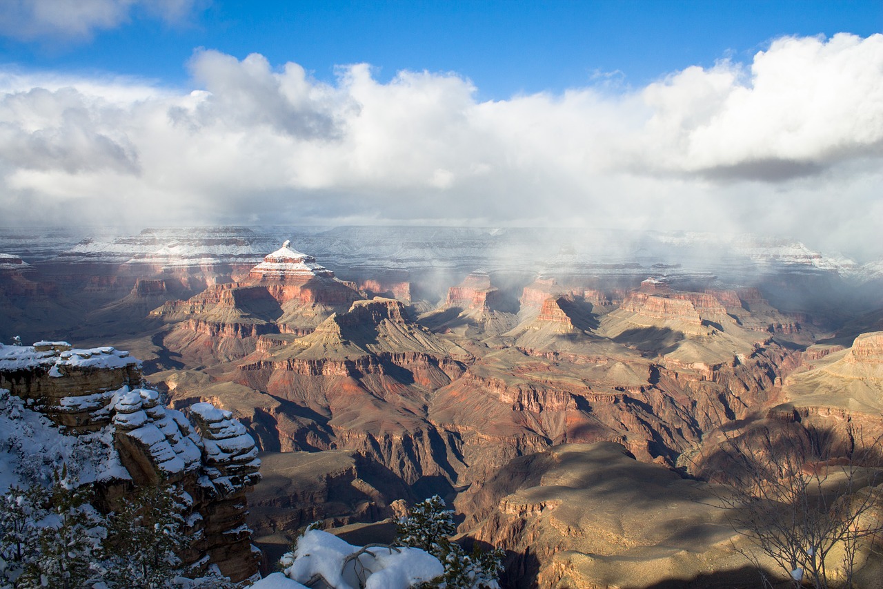 Image - grand canyon winter landscape park